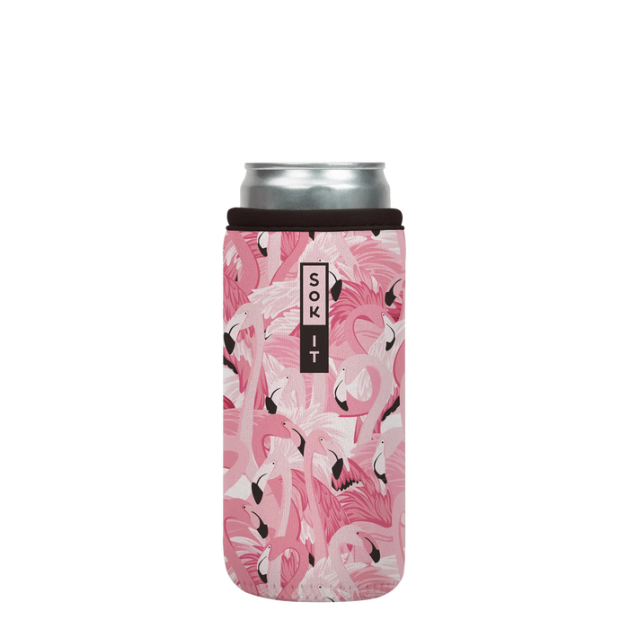 Sok-It CanSok - Flamingo Dance 12oz-Slim-Can 12.99 CanSok-Animals