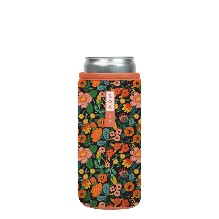 Sok-It CanSok - Floral Affair 12oz-Slim-Can 12.99 CanSok-Evergreen