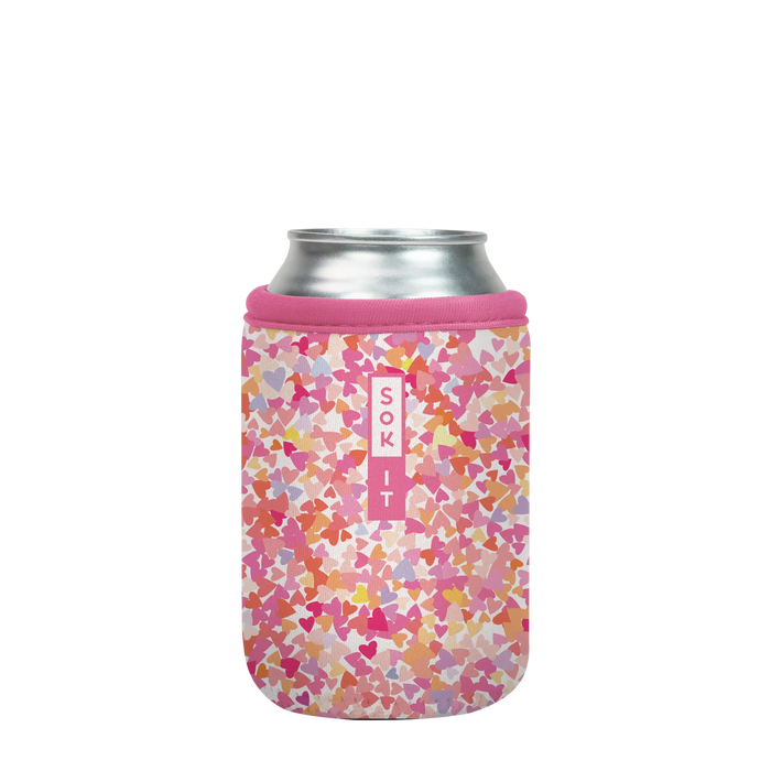 Sok-It CanSok - Floral Hearts 12oz-Can 12.99 CanSok-Spring Holiday