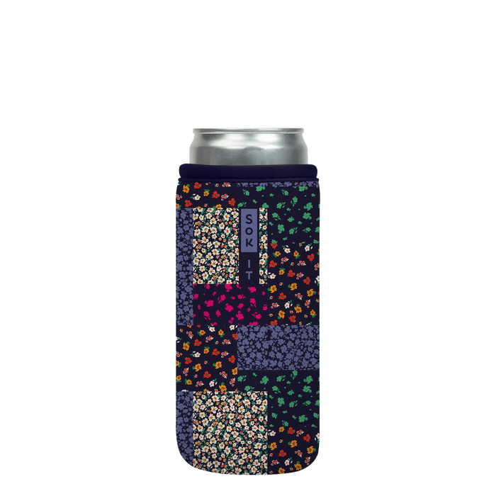 Sok-It CanSok - Flower Patch 12oz-Slim-Can 7.78 CanSok-FW Floral