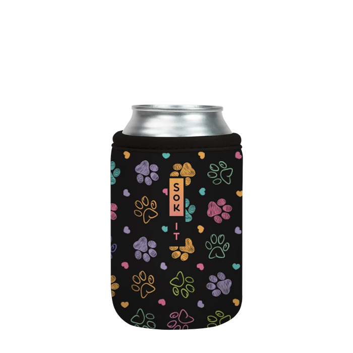 Sok-It CanSok - Furry Footprints 12oz-Can 12.99 CanSok-Animals