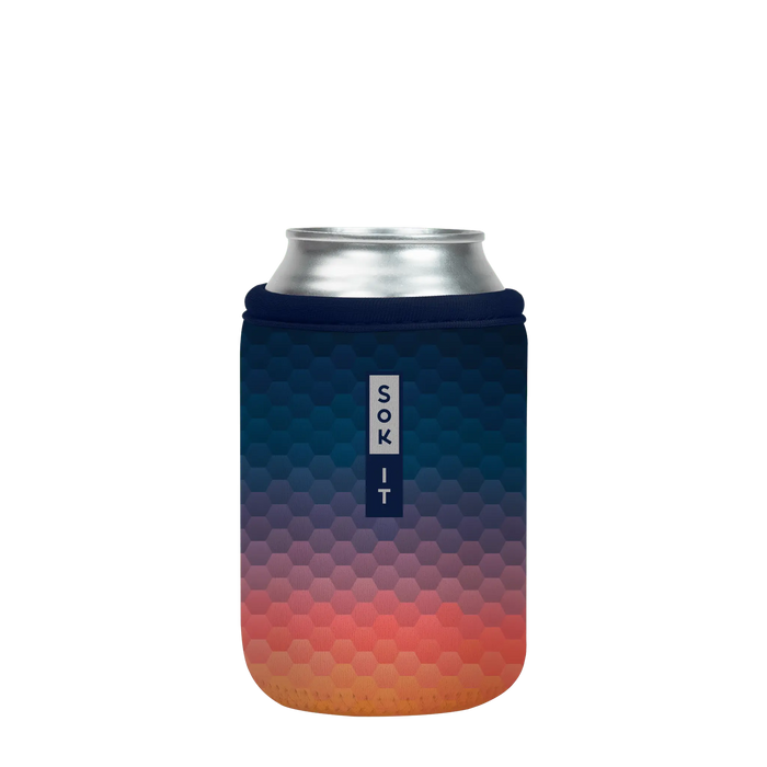 Sok-It CanSok - Hexagon Sunset 12oz-Can 12.99 CanSok-Ombre