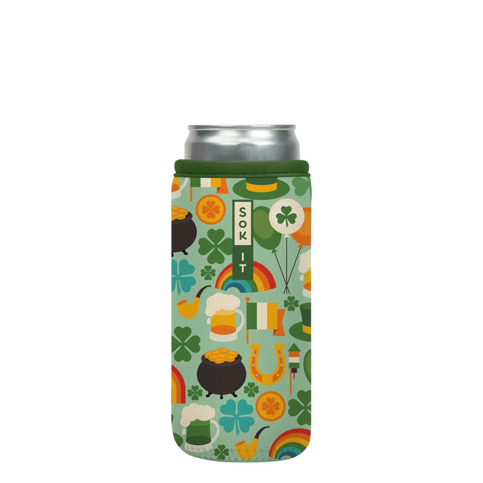 Sok-It CanSok - Irish Charm 12oz-Slim-Can 6.49 CanSok-Spring Holiday