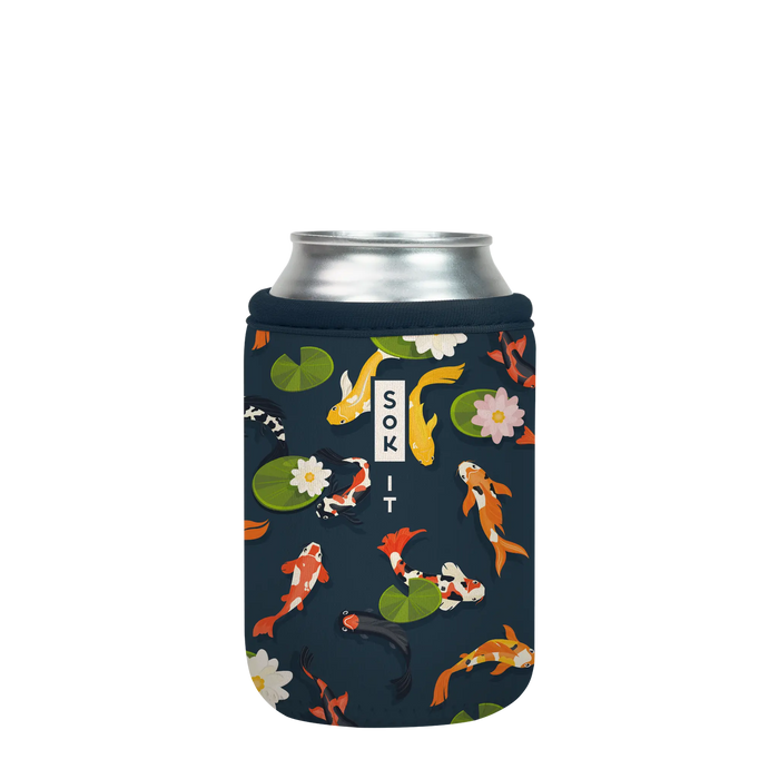 Sok-It CanSok - Koi Garden 12oz Can 13.99 CanSok-Evergreen