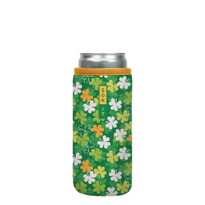 Sok-It CanSok - Luck of the Shamrock 12oz-Slim-Can 7.78 CanSok-Spring Holiday