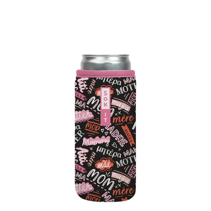 Sok-It CanSok - Mom Love 12oz-Slim-Can 7.78 CanSok-Spring Holiday