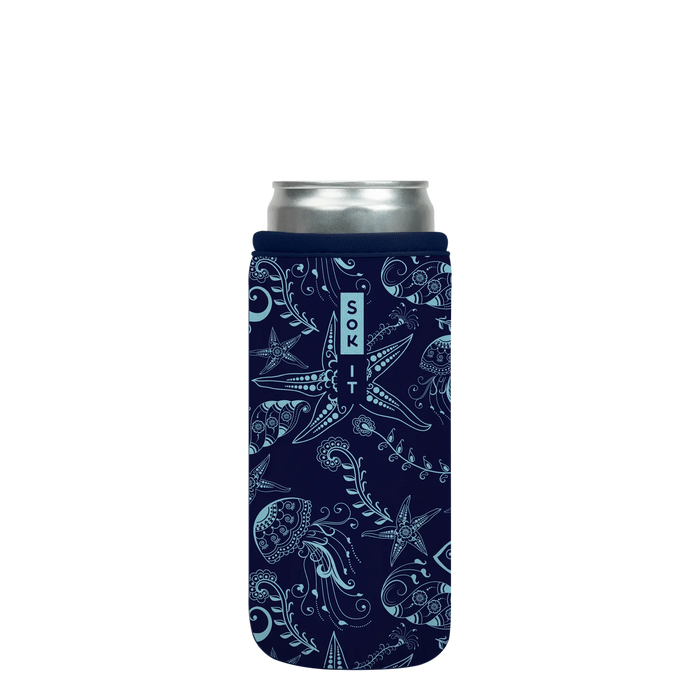 Sok-It CanSok - Ocean Oasis 12oz-Slim-Can 12.99 CanSok-Sealife