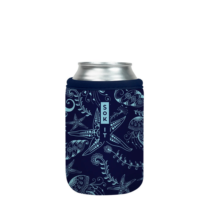 Sok-It CanSok - Ocean Oasis 12oz-Can 12.99 CanSok-Sealife