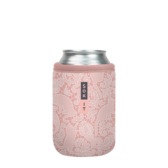Sok-It CanSok - Paisley Pink Cats 12oz-Can 12.99 CanSok-Animals