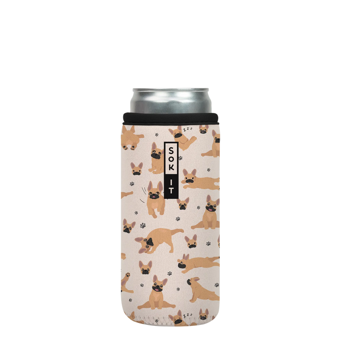 Sok-It CanSok - Pardon My Frenchie 12oz Slim Can 13.99 CanSok-Evergreen