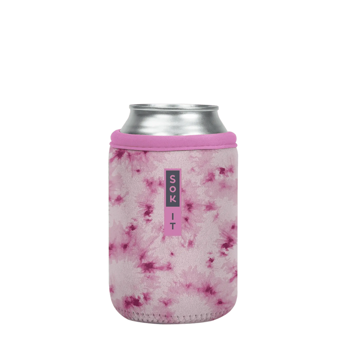 Sok-It CanSok - Pink Splash Tie Dye 12oz-Can 9.73 CanSok-TieDye