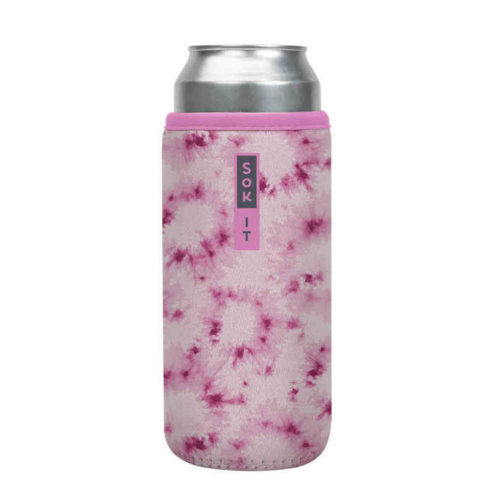 Sok-It CanSok - Pink Splash Tie Dye 25oz-Can 11.23 CanSok-TieDye