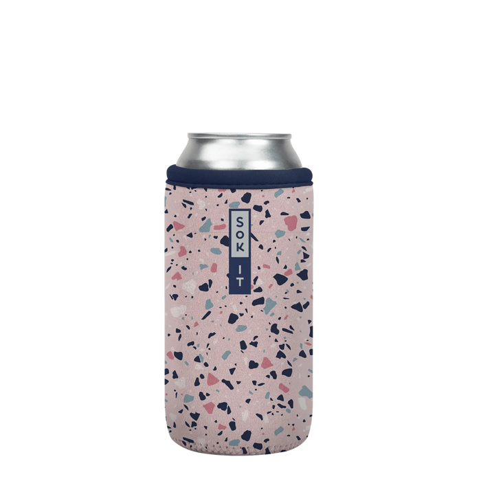 Sok-It CanSok - Pink Terrazzo 16oz-Can 13.99 CanSok-Novelty