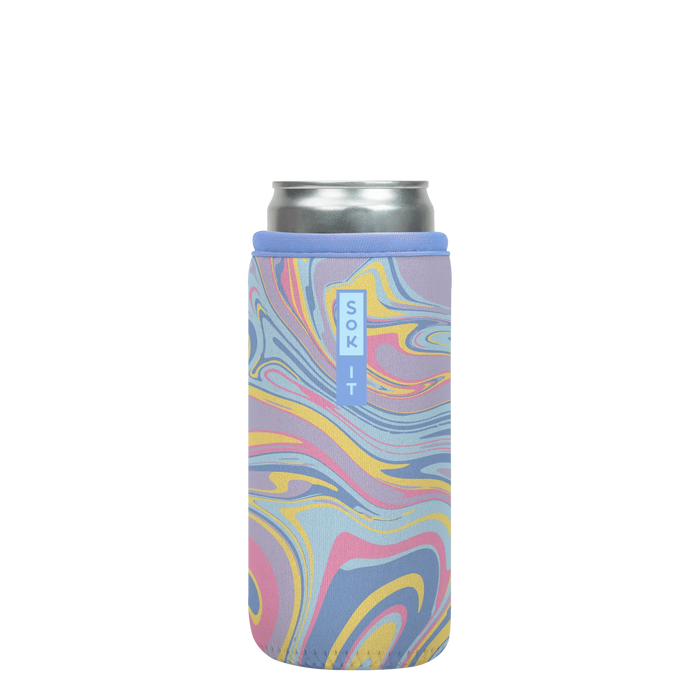 Sok-It CanSok - Psychedelic Swirl 12oz-Slim-Can 8.43 CanSok-Nostalgic