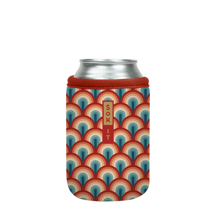 Sok-It CanSok - Retro Rainbow 12oz-Can 11.03 CanSok-Nostalgic