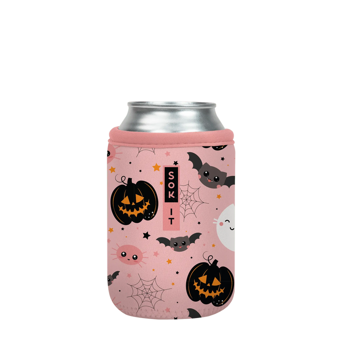 Sok-It CanSok - Spooky in Pink 12oz-Can 12.99 CanSok-Fall Holiday