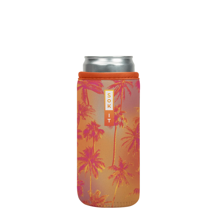Sok-It CanSok - Sunset Palm 12oz-Slim-Can 12.99 CanSok-Tropical