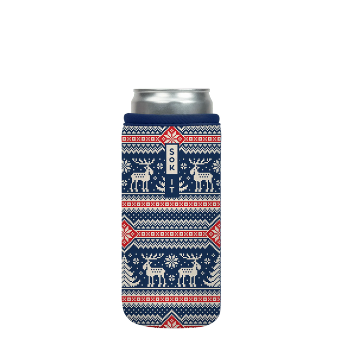 Sok-It CanSok - Sweater Weather 12oz-Slim-Can 12.99 CanSok-Winter Holiday