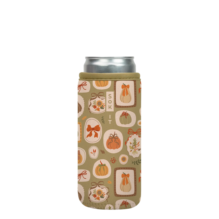 Sok-It CanSok - The Pumpkin Gallery 12oz Slim Can 13.99 CanSok-Fall Holiday