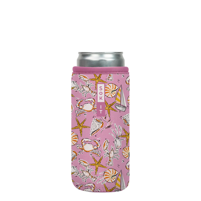 Sok-It CanSok - Tidal Treasures 12oz-Slim-Can 13.99 CanSok-Summer Holiday