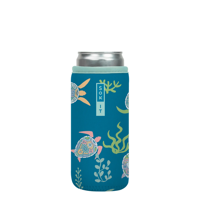 Sok-It CanSok - Turtley Awesome 12oz-Slim-Can 12.99 CanSok-Animal Prints