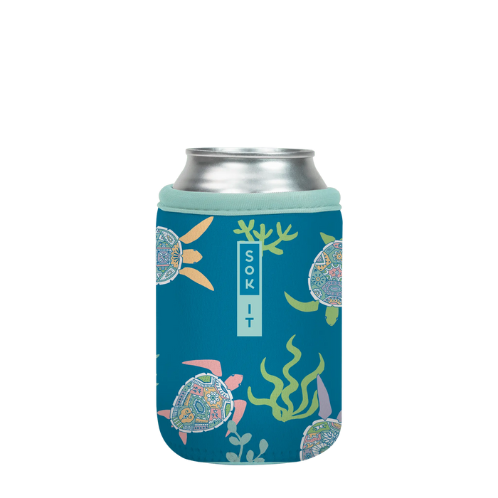 Sok-It CanSok - Turtley Awesome 12oz-Can 12.99 CanSok-Animal Prints