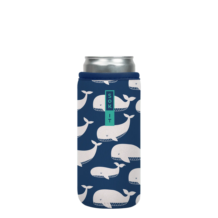 Sok-It CanSok - Whale of a Time 12oz-Slim-Can 8.43 CanSok-Sealife