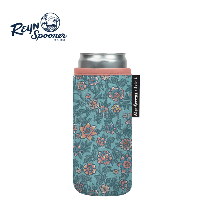 Sok-It CanSok - Wild Flowers 12oz-Slim-Can 7.78 CanSok-Tropical