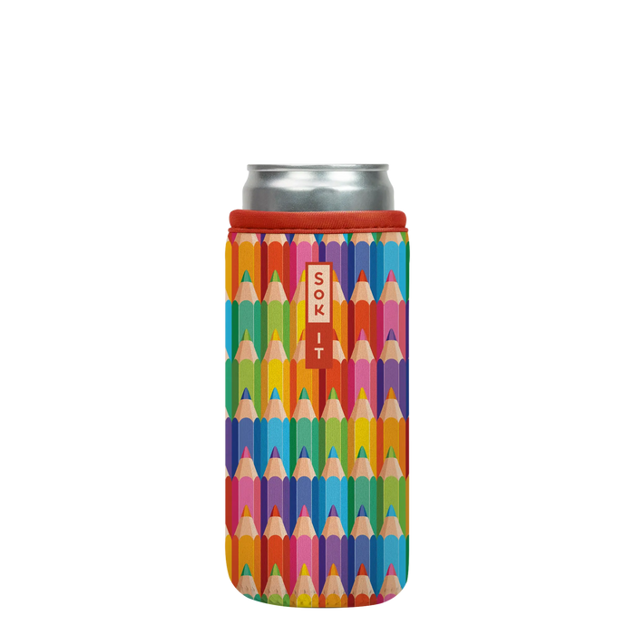 Sok-It CanSok - Work of Art 12oz Slim Can 13.99 CanSok-Evergreen