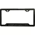 Carbon Fiber "AMG" Universal License Plate Frame - Mercedes Benz