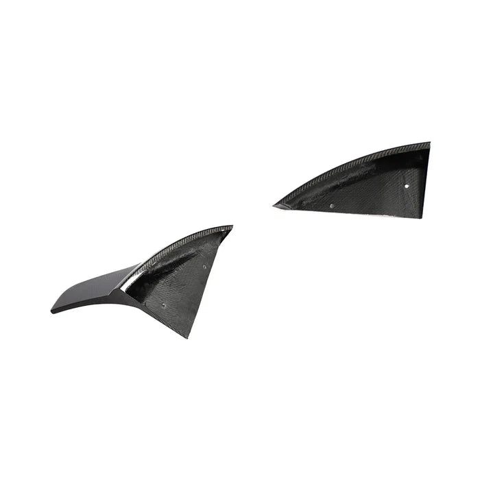 Carbon Fiber Car Rear Diffuser Side Splitters for Tesla Model 3