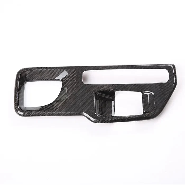 Carbon Fiber Center Control Gear Shift Button Panel Cover - Toyota GR Supra A90 2019+