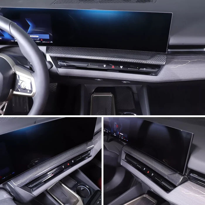 carbon Fiber Center Dash Cover Trim - BMW 5 Series G60