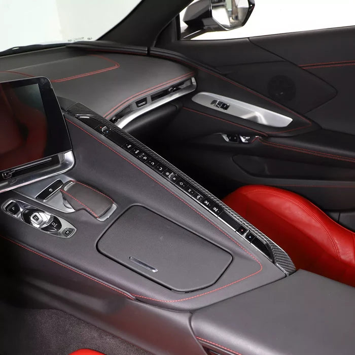 Carbon Fiber Center Top Passenger Side Cover Trim - Corvette C8