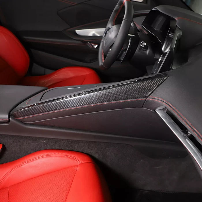 Carbon Fiber Center Top Passenger Side Cover Trim - Corvette C8