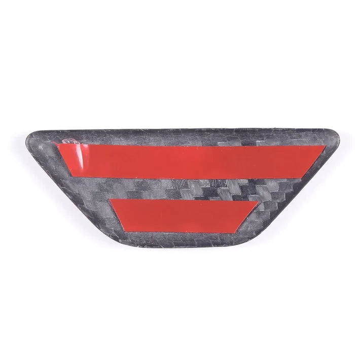 Carbon Fiber Central Armrest Box Switch Cover Trim - Corvette C8 20-25