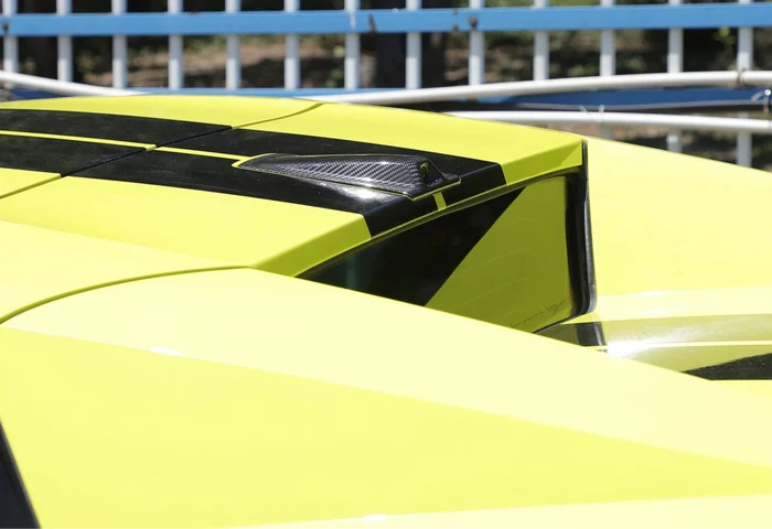 Carbon Fiber Convertible Roof Camera Cover Trim - Corvette C8