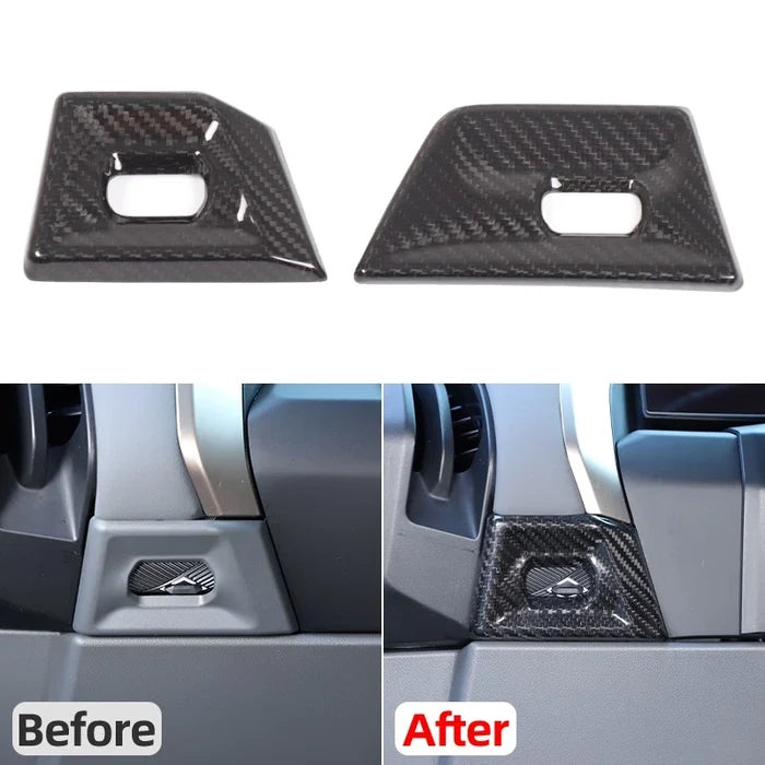 Carbon Fiber Dash Side Air Vent Adjustment Trim - BMW X3 G45 2025+