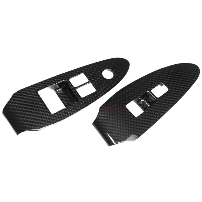 Carbon Fiber Door Panel Window button Trim - Nissan Z Fairlady Z RZ34 400Z 2023-2025