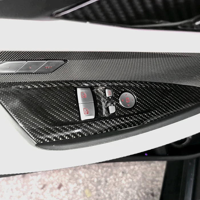Carbon Fiber Door Window Trim Cover - BMW G82 M4 & G22 4 Series