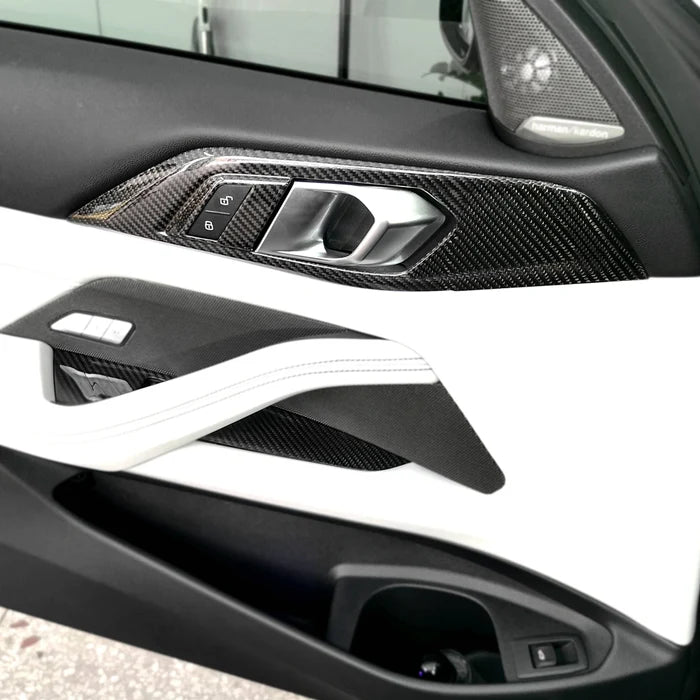 Carbon Fiber Door Window Trim Cover - BMW G82 M4 & G22 4 Series