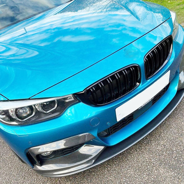 Carbon Fiber Front Upper Splitters - BMW F32 / F33 / F36 4 Series