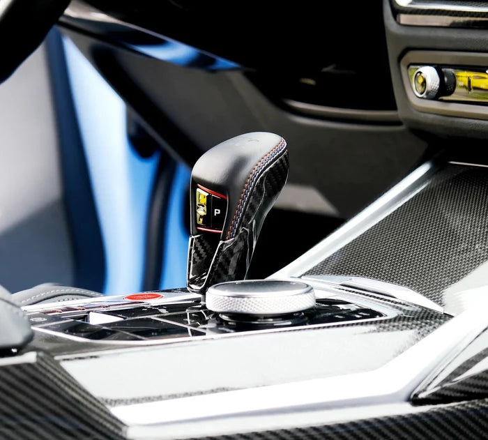 Carbon Fiber Gear Shift Knob Cover - BMW G87 G80 G82 G83 X3M X4M X5M