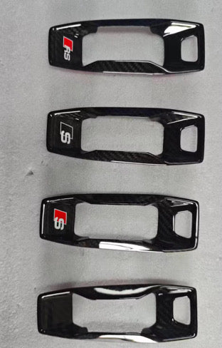 Carbon Fiber Gear Shift Panel Center Console Cover Interior Trim - Audi A3 S3 RS3 8Y.5 2025+