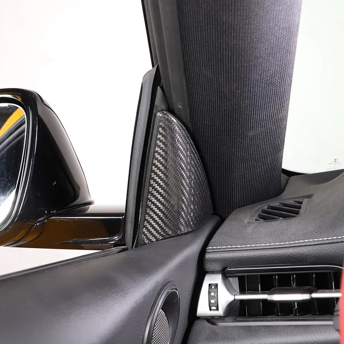 Carbon Fiber Interior A-pillar Panel Trim cover - GR Supra 2020-2023