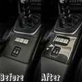 Carbon Fiber Interior Center Console Button Trim Cover - Toyota GR86 (ZN8) / Subaru BRZ (ZD8)