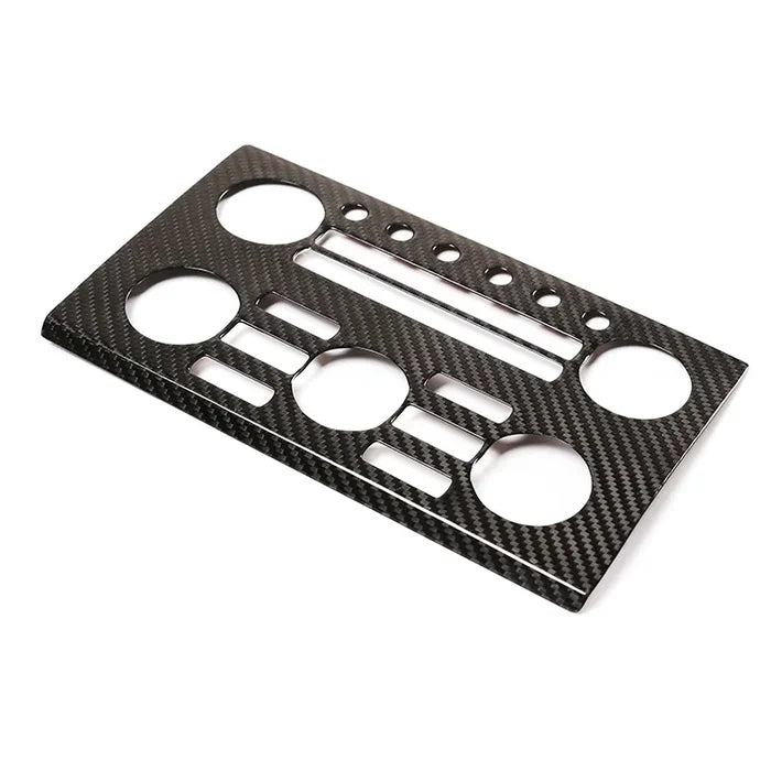 Carbon Fiber Interior Climate and Volume Button Control Panel Trim - Nissan GTR R35 2008-2016