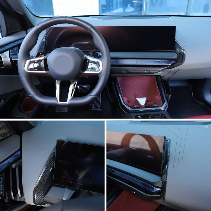 Carbon Fiber Interior Dash Accent Trim Cover Set - BMW X3 G45 2025+