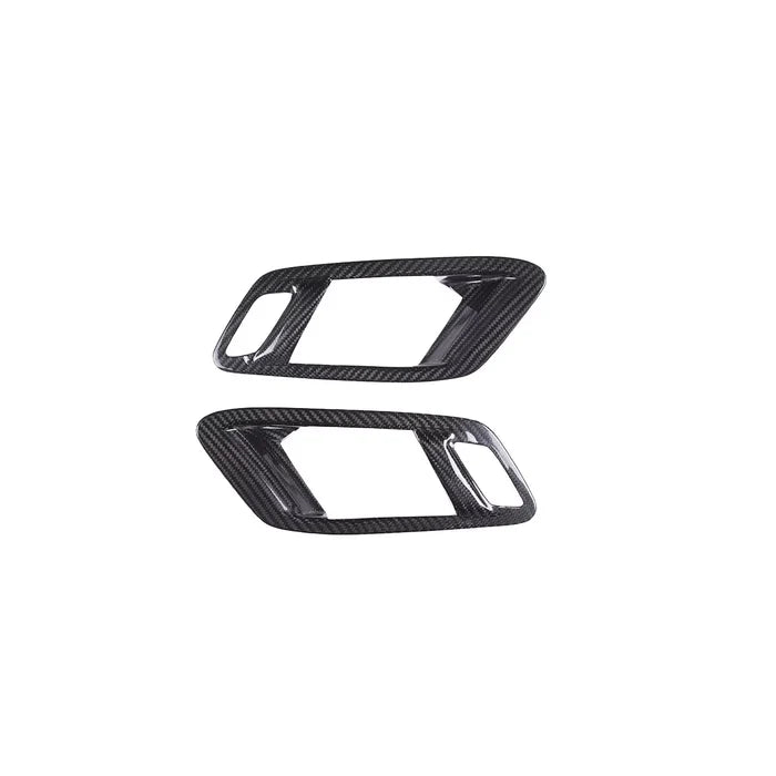 Carbon Fiber Interior Door Handle Frame Cover - Toyota GR Supra 2020-23