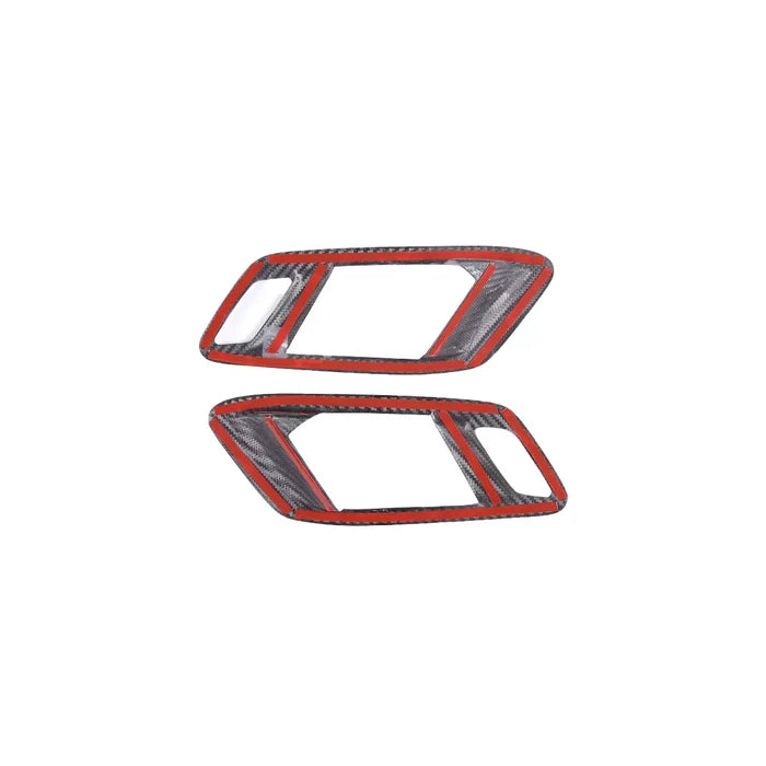 Carbon Fiber Interior Door Handle Frame Cover - Toyota GR Supra 2020-23